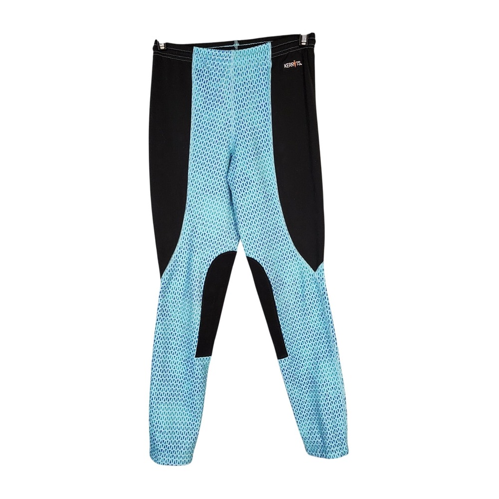 KERRITS Size XL Kids Performance‎ Riding Breeches Tights Bluestone Carrot Youth